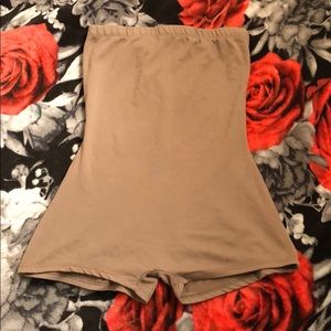 Strapless / short romper